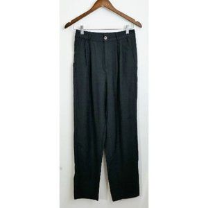 TWIK High waist pleaded black pants
